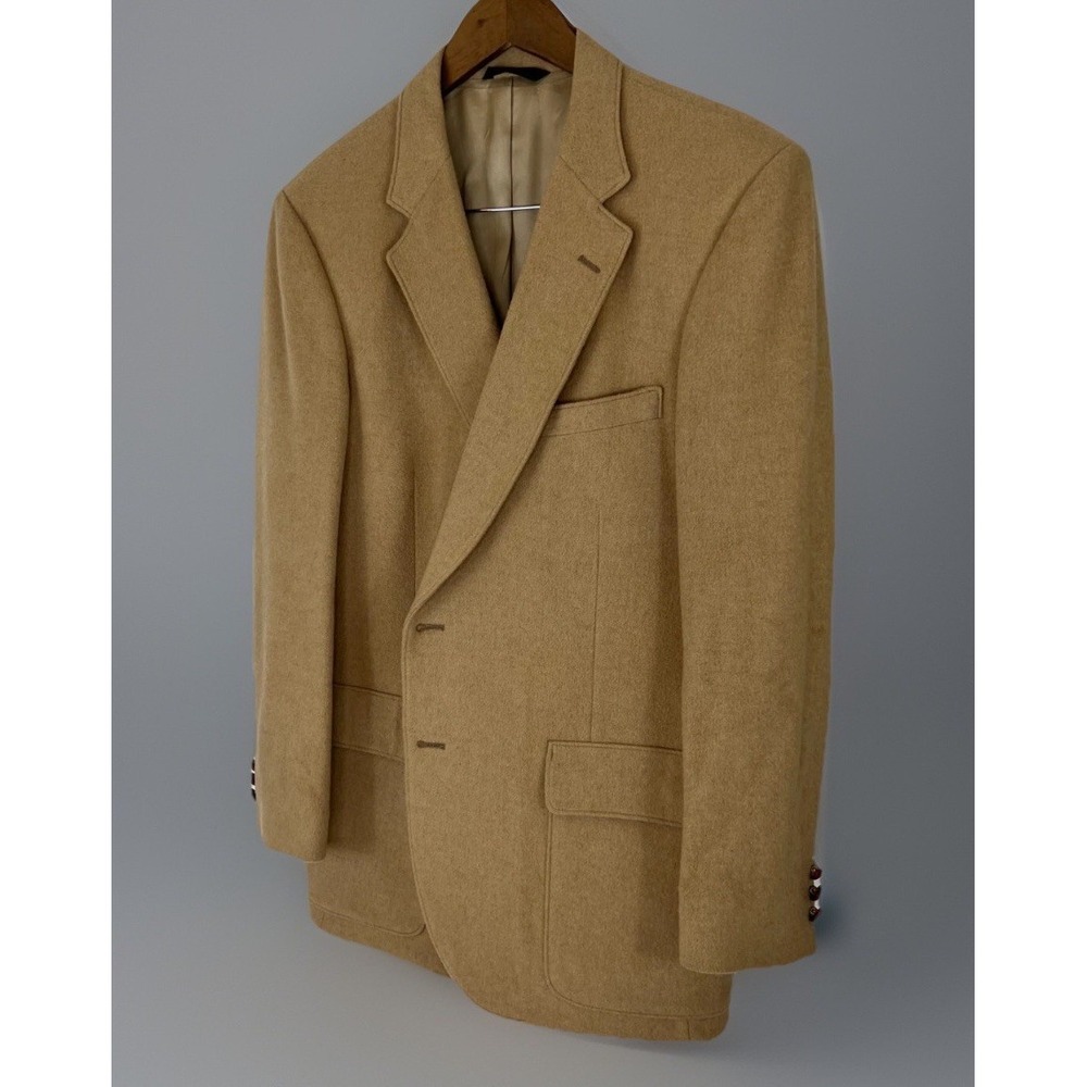Vintage Barrister Mens 65% Camel Hair 35% wool Blazer Sport Coat
